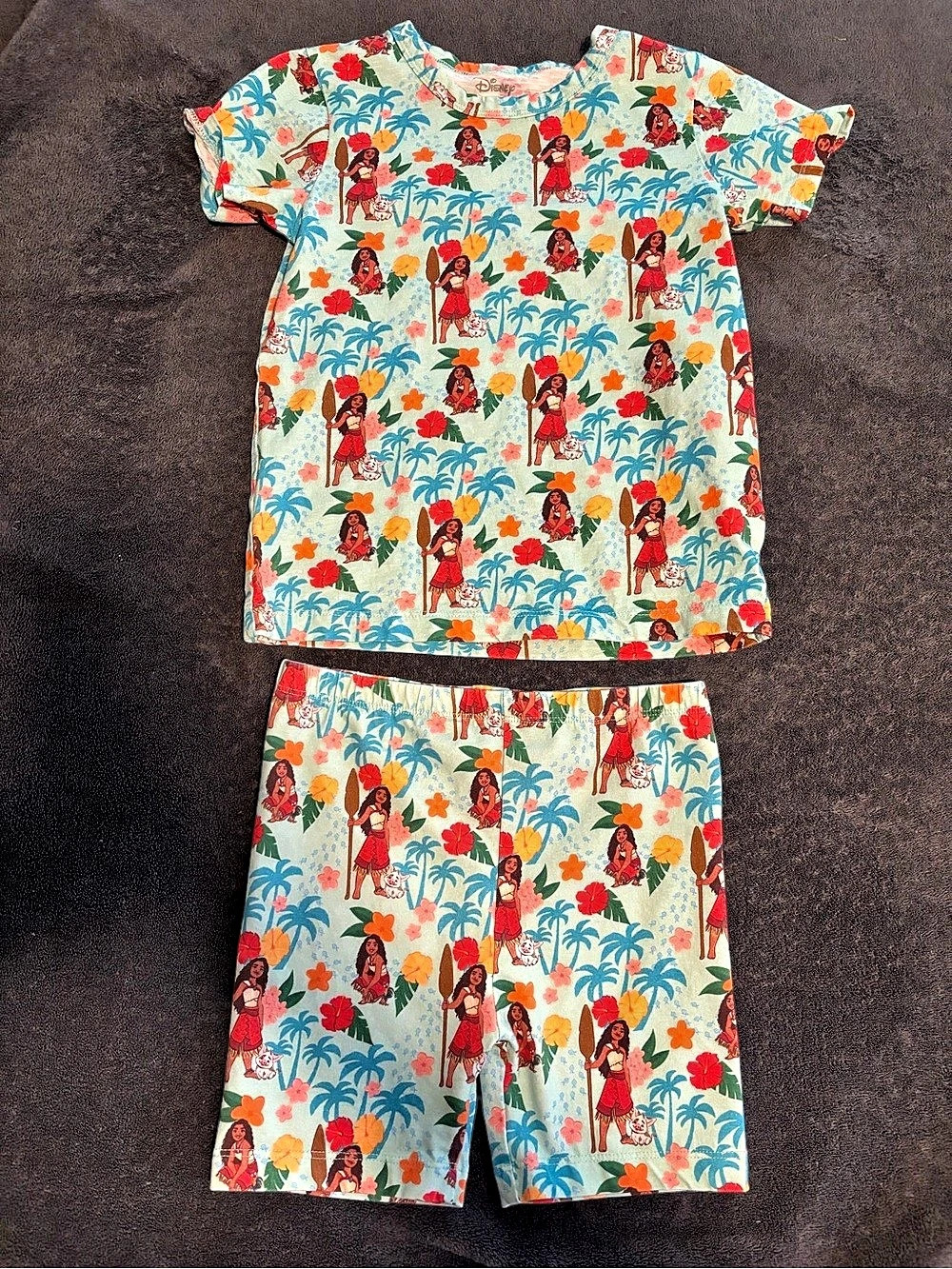 Monica and Andy Disney’s Moana Matching T-shirt and Short Set